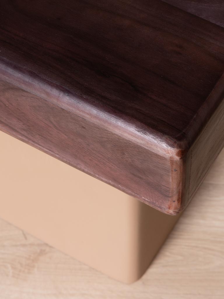 S/2 tables d'appoint Crème de café - 6