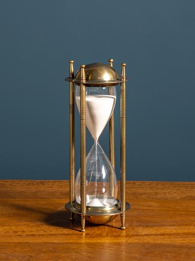 Brass sandtimer 24cm