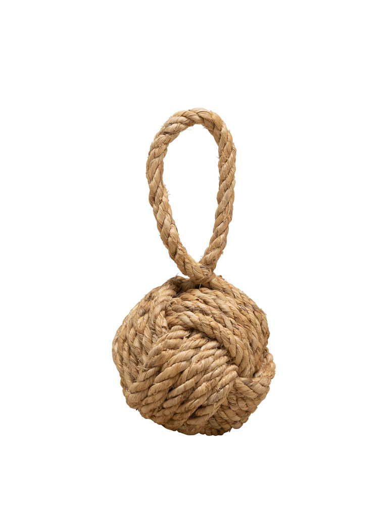 Monkey fist knot door stopper - 2