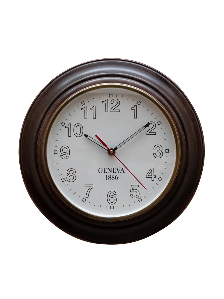 Brown wall clock - 2