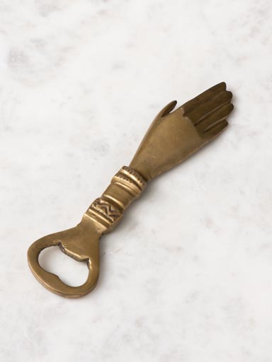 Ex-voto hand bottle opener