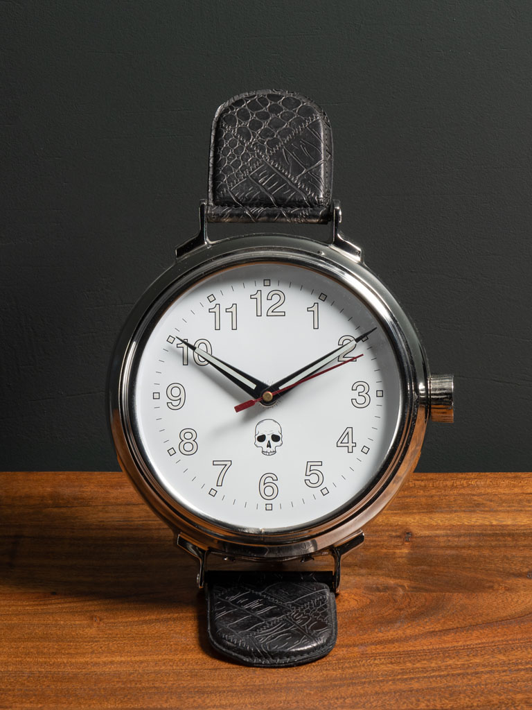 Table clock Skull watch style - 1