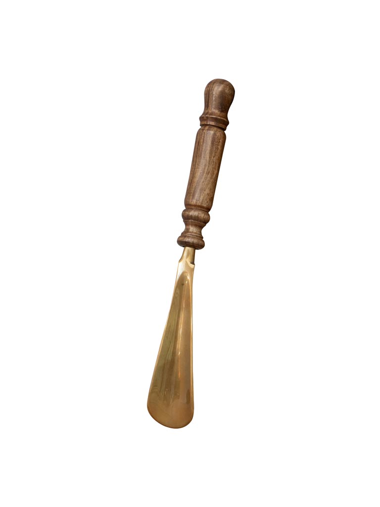 Shoehorn with wooden handle - 2