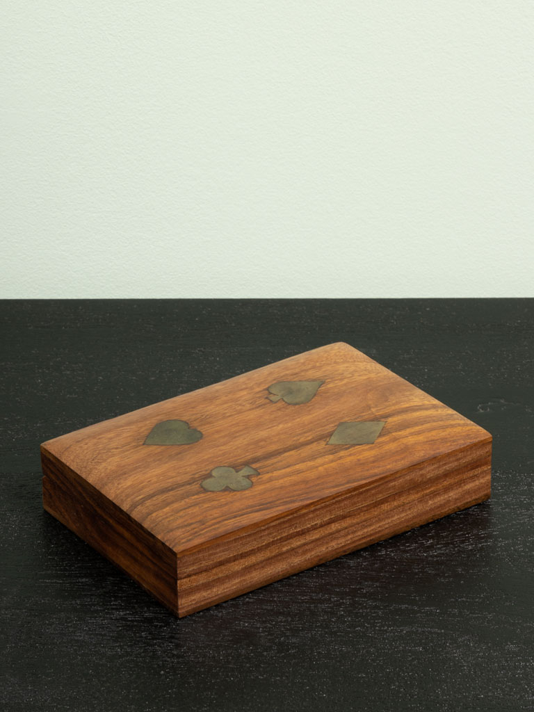 Box with 2 decks of cards and dices - 1