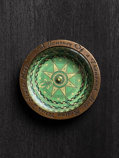 Compass paper weight