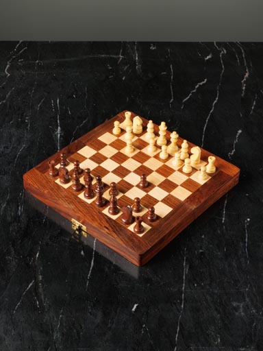 Foldable chess game box Chessman