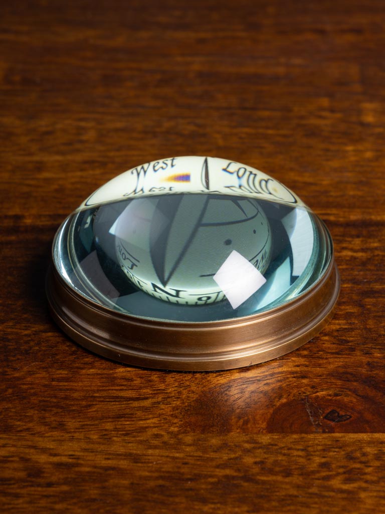 Convex dome compass - 4