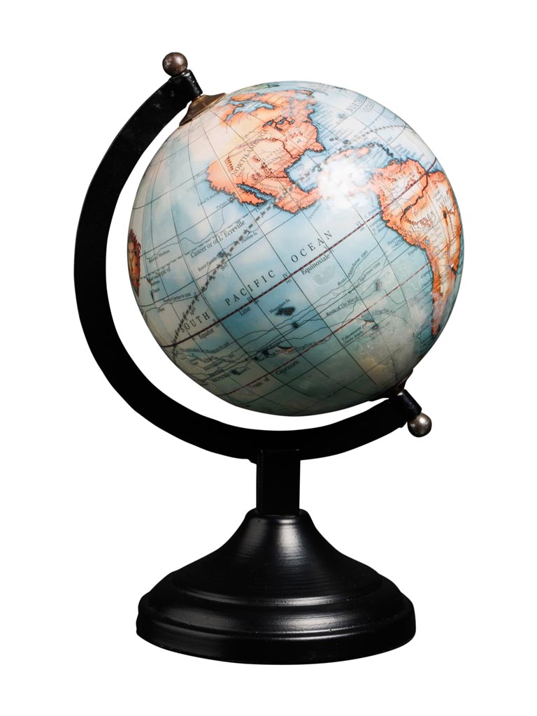 Globe on black stand Fantasio - 2