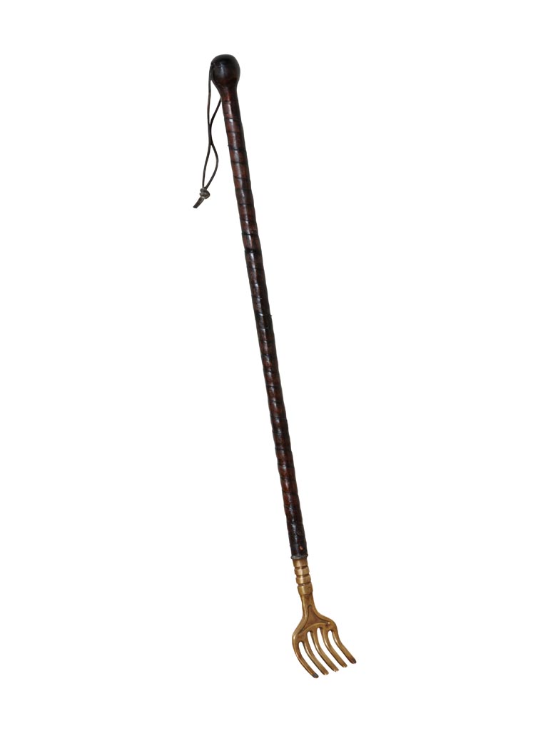 Scratching leather back stick Isatis - 2