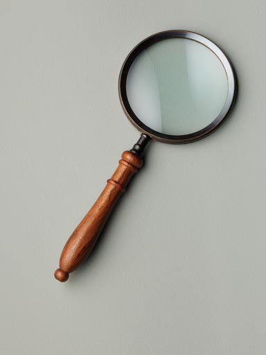 Magnifier wooden handle Napoleon