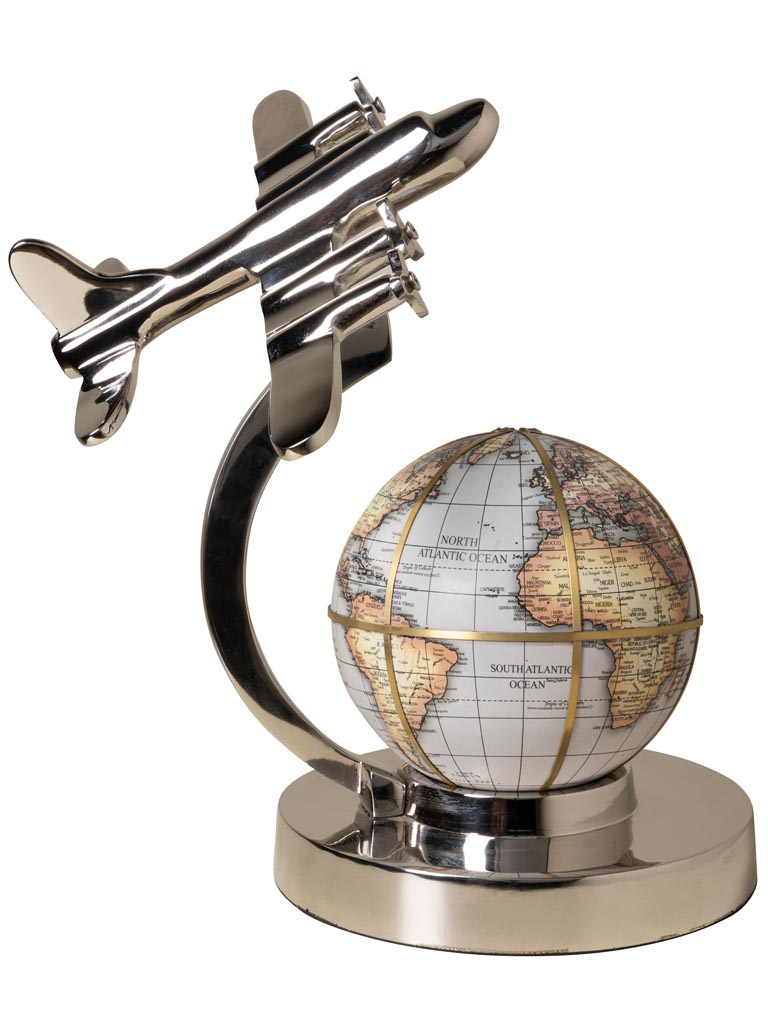 Globe with brass details Take off - 2