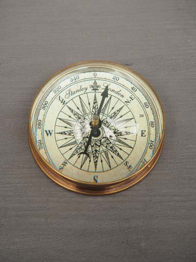 Dome lens compass