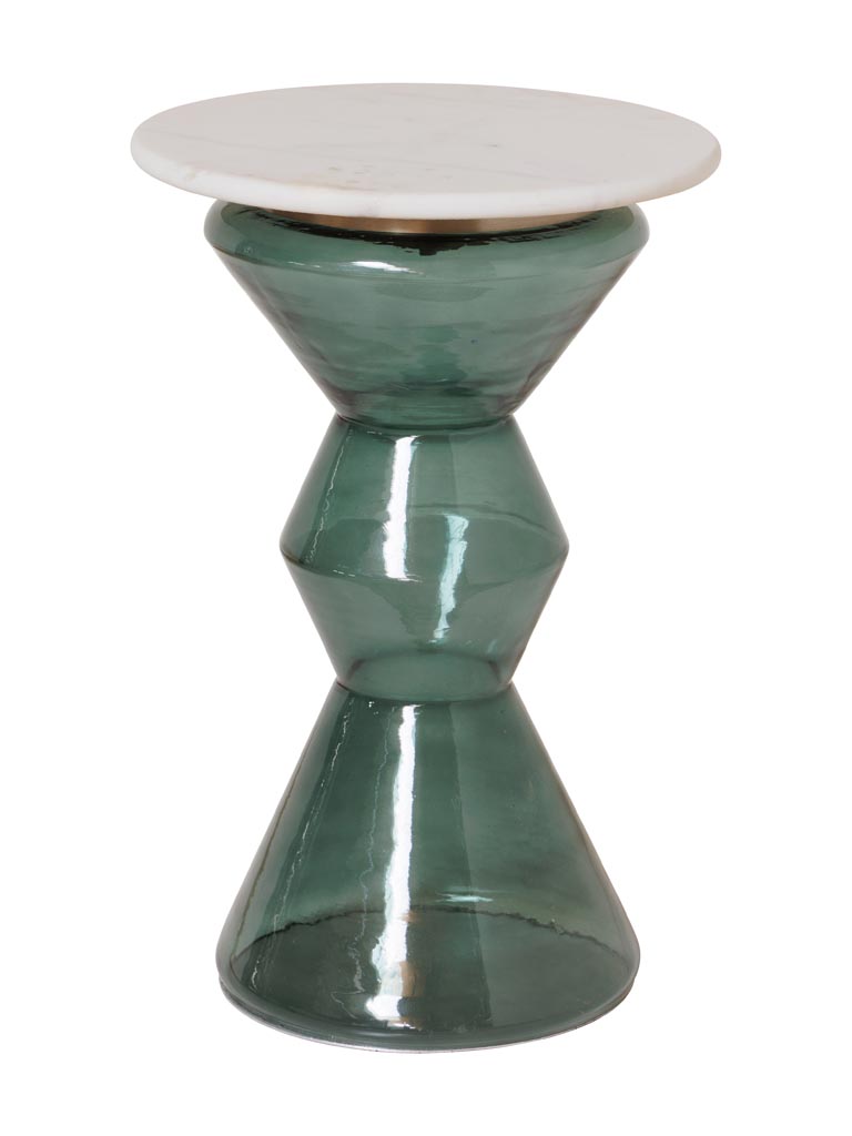 Side table smoked blue green Gaya - 2