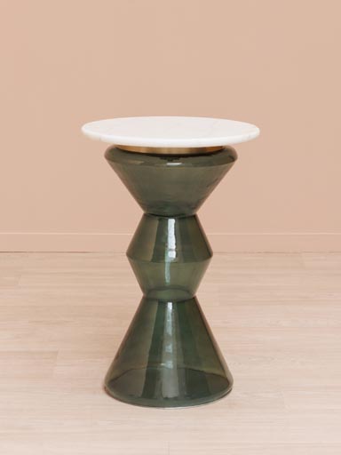 Side table smoked blue green Gaya