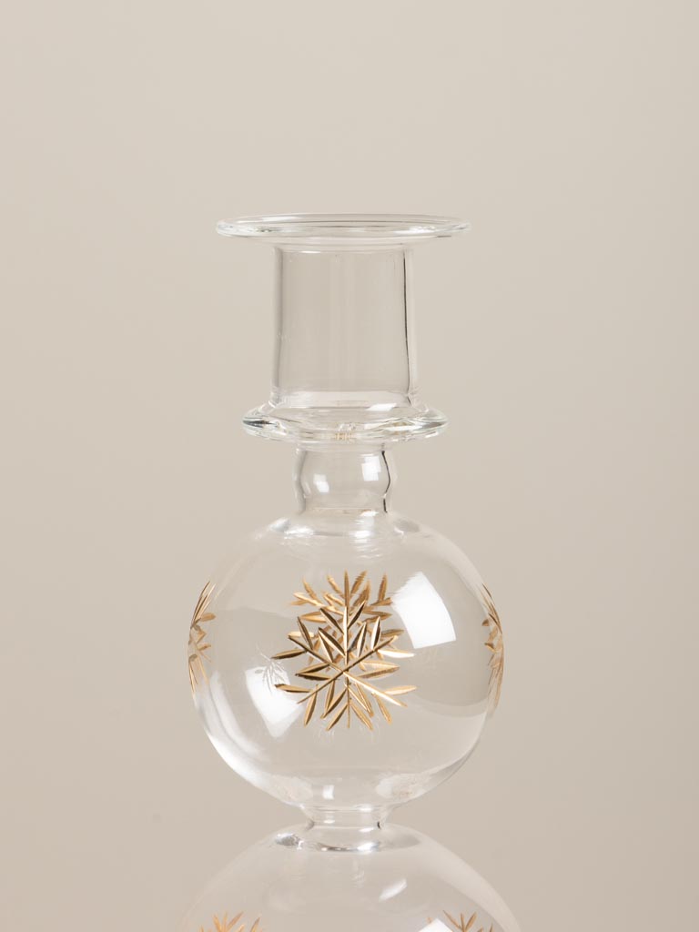 Snow white candlestick gold finish - 3