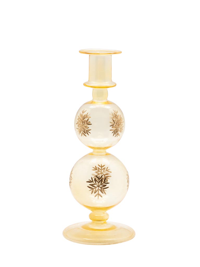 Snow yellow candlestick gold finish - 2