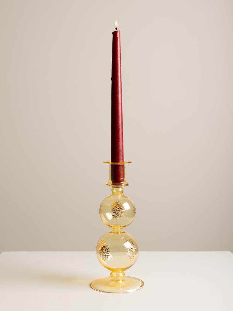 Snow yellow candlestick gold finish - 1