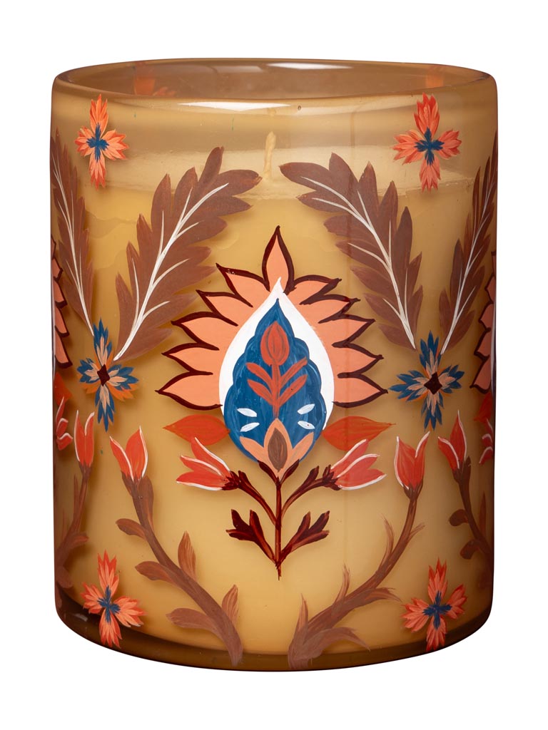 Amber handpainted candle Gretel - 2