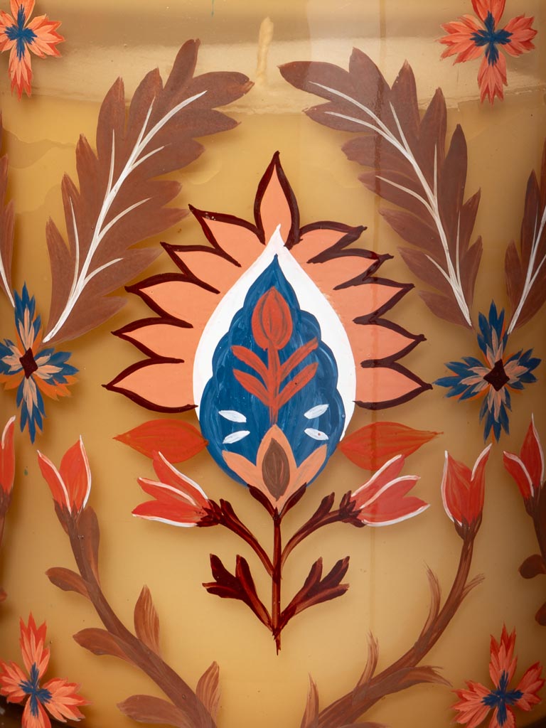 Amber handpainted candle Gretel - 3