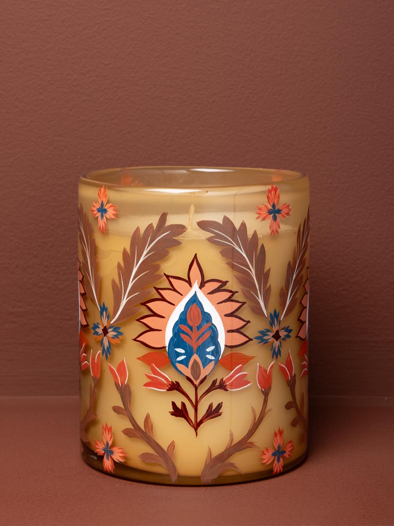 Amber handpainted candle Gretel - 4