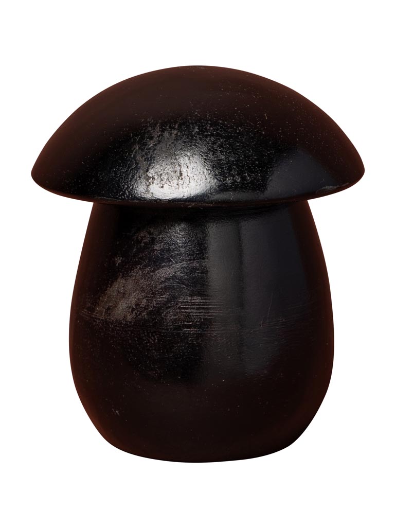 Small wooden mushroom candle - 2