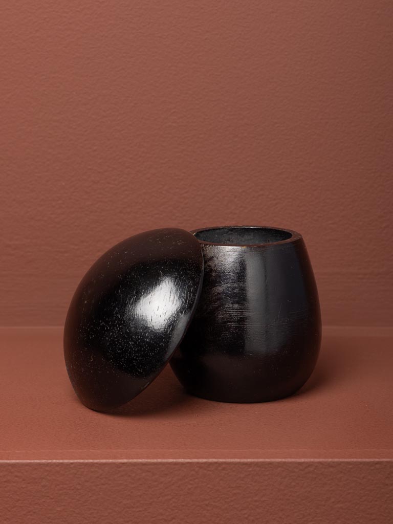 Small wooden mushroom candle - 3