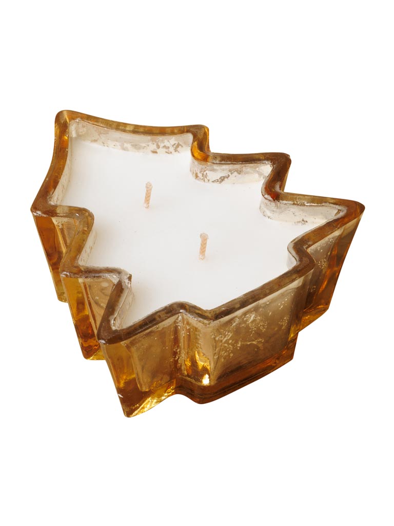 Bougie en verre Sapin de Noël - 2