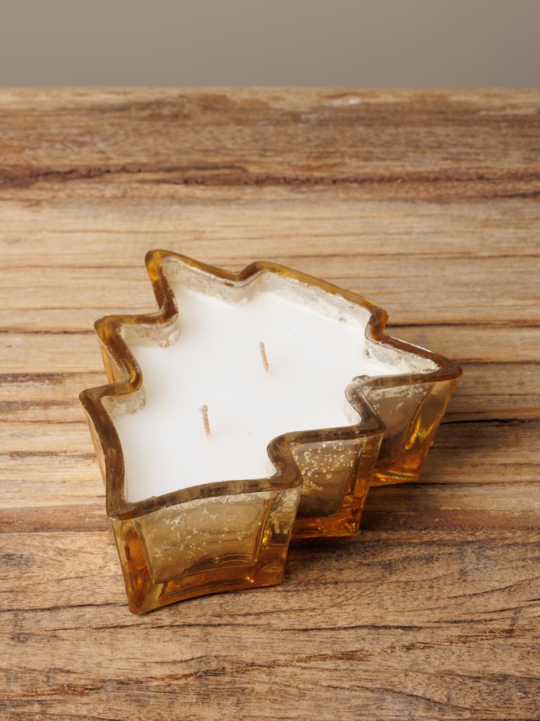 Bougie en verre Sapin de Noël - 5
