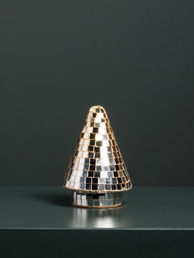 Petit sapin doré Disco