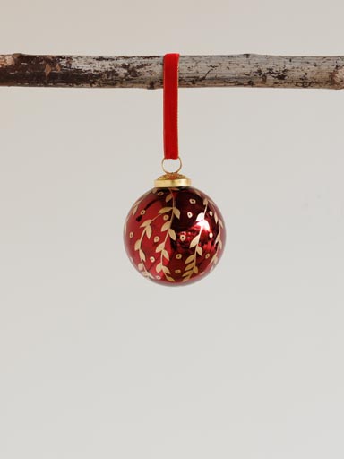 Small Xmas ball Florale