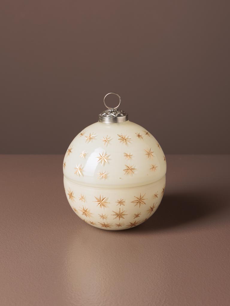 Small candle starry xmass ball - 1