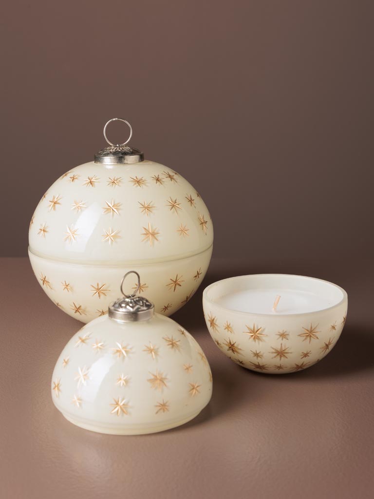 Small candle starry xmass ball - 3