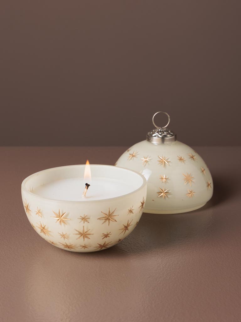 Small candle starry xmass ball - 5