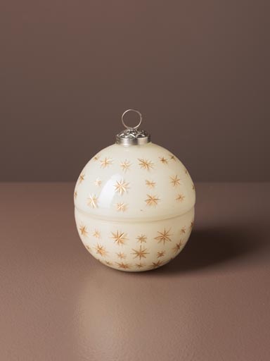 Small candle starry xmss ball