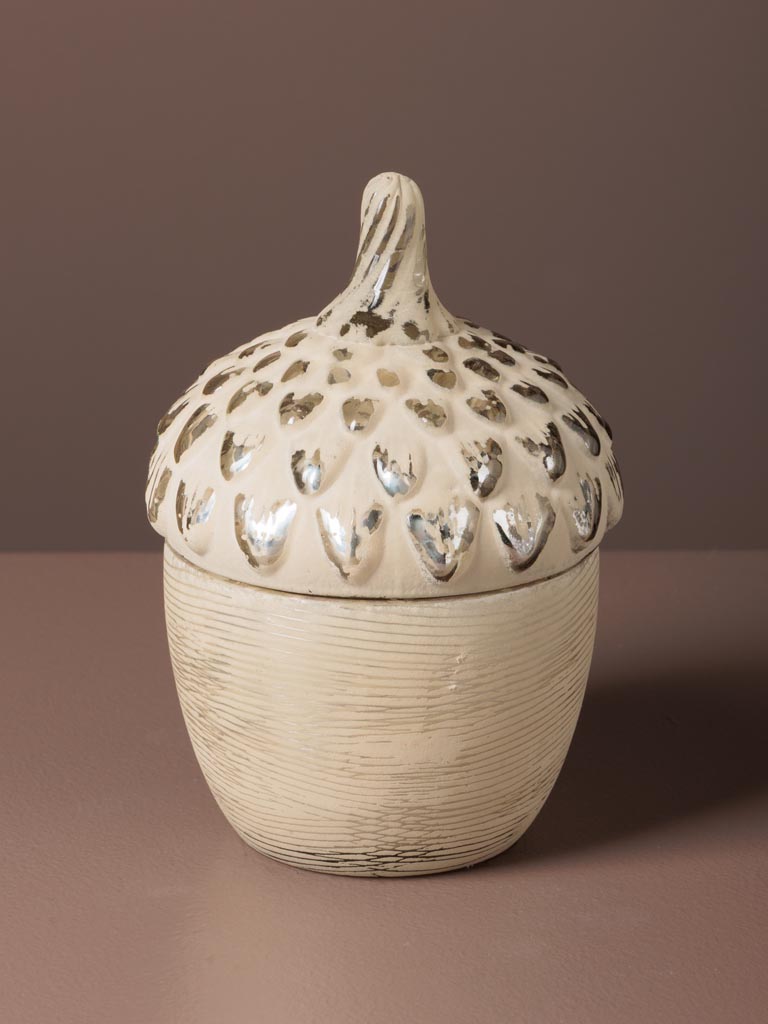 S/2 silver acorn boxes - 4