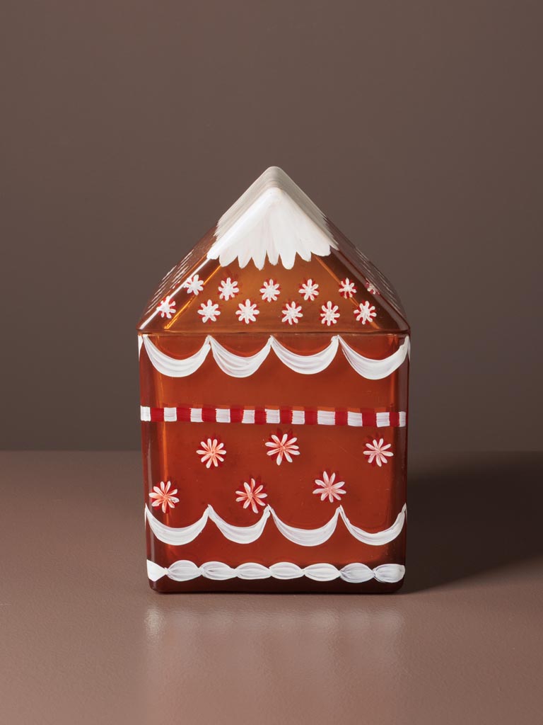 S/2 glass boxes gingerbread houses - 8