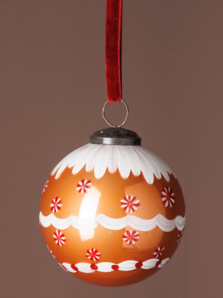 S/4 xmas balls Gingerbread - 3