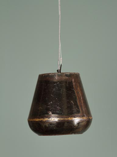 Hanging metal lamp Barrel