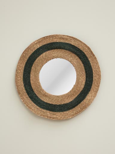 Small green mirror Reed