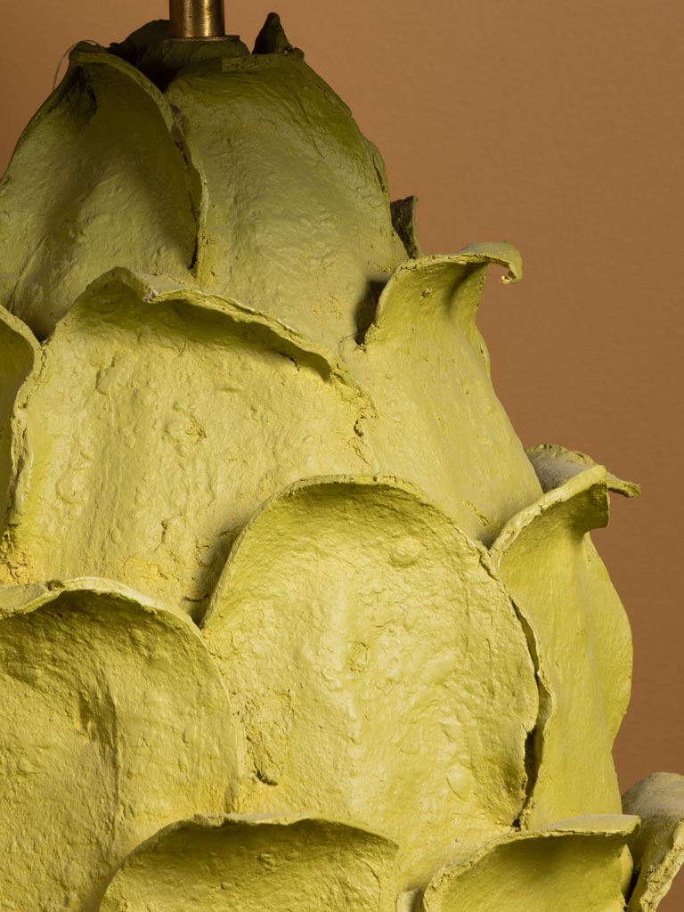 Green lamp with pleated shade Artyso - 3