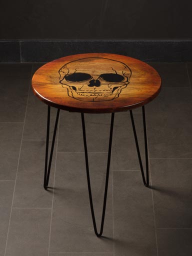 Table d'appoint Tête de mort