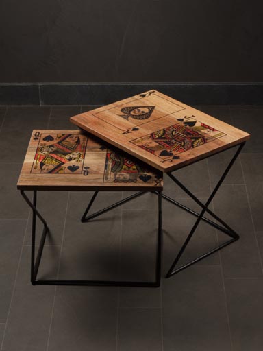 S/2 nesting tables card game