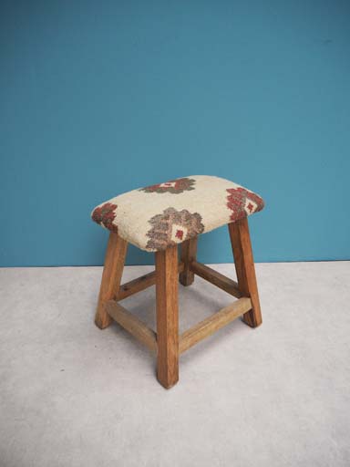Kilim stool "Spring"