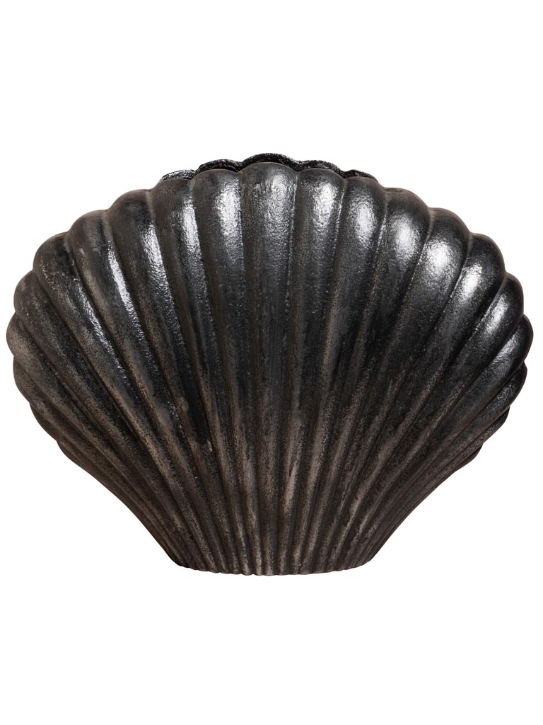Vase coquillage en aluminium - 2