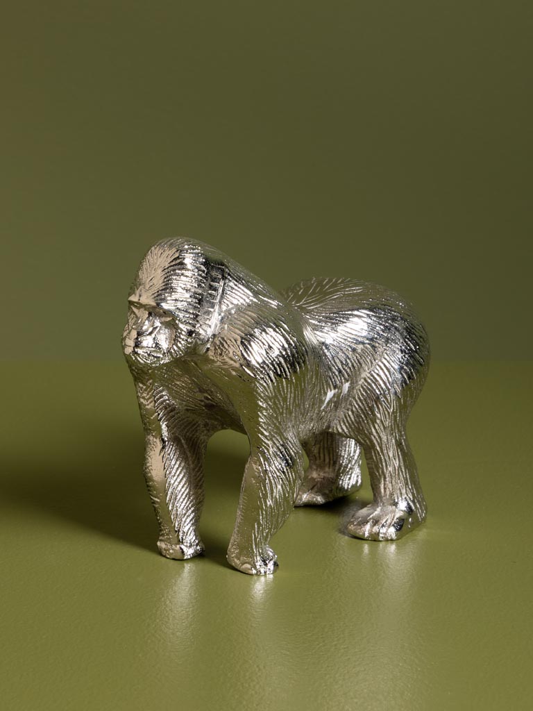 Gorille décoratif en aluminium - 1