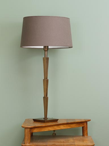 Lamp Arty brass finish (45) classic shade (Lampshade included)