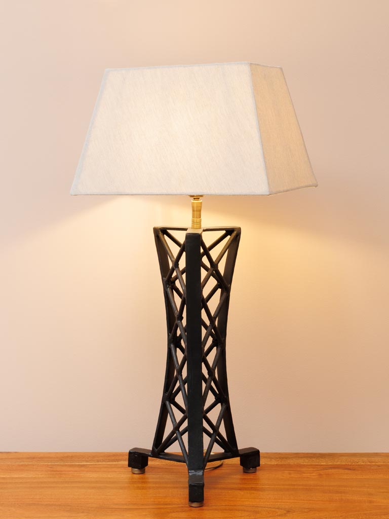 Table lamp Iron Tower (Lampshade included) - 4