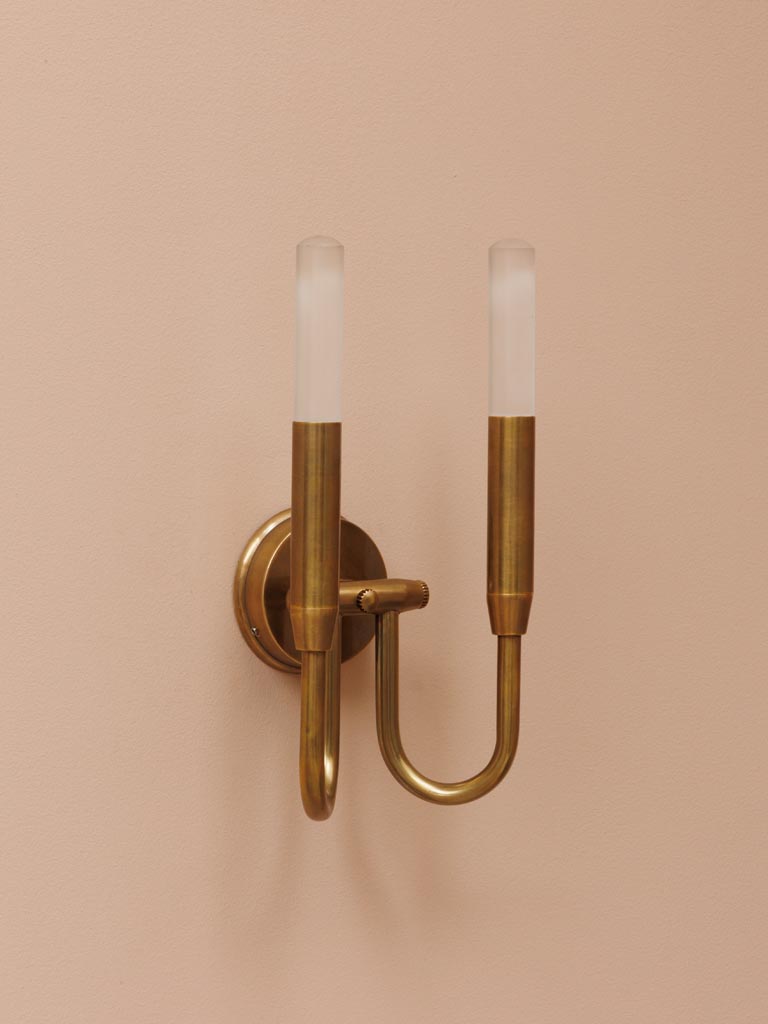 Double wall light Golden - 3