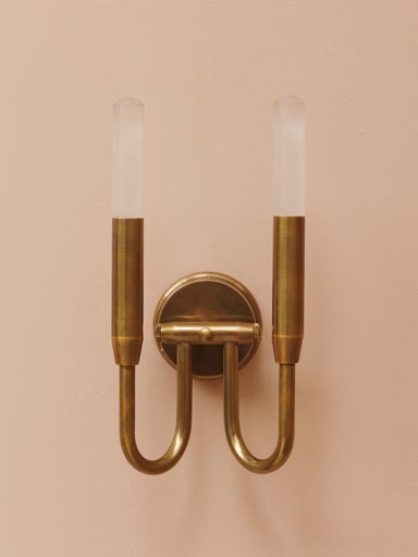 Double wall light Golden