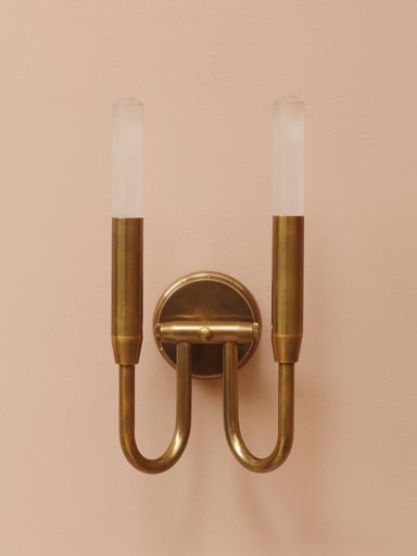 Double wall light Golden